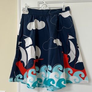 ModCloth Retrolicious Nautical skirt